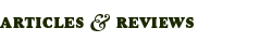 articles & reviews